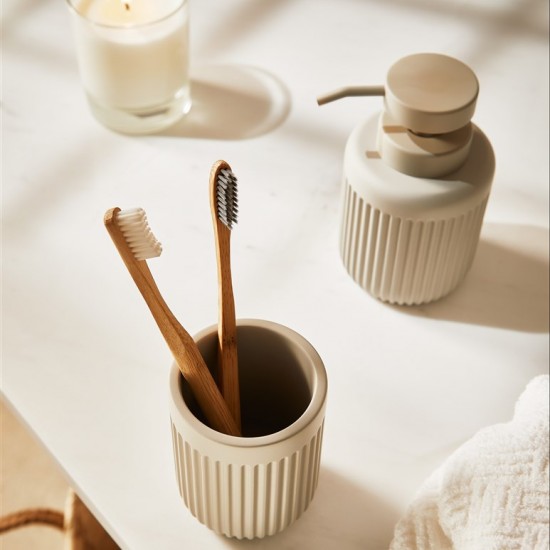 Dispenser Canelado Cinza