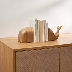 APARADORES DE LIVROS BALEIA EM POLIRESINA