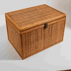 BAÚ EM RATTAN