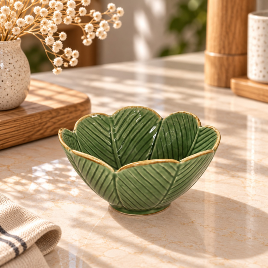 BOWL BANANA LEAF VERDE