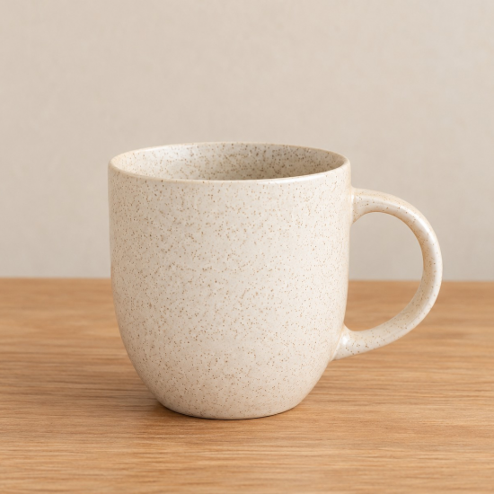 CANECA CERÂMICA ORION OFF WHITE 395ml