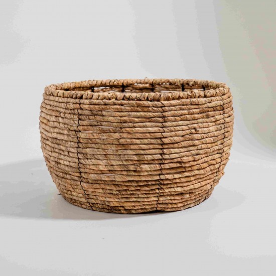 CACHEPOT REDONDO EM PALHA