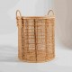 CESTO EM FIBRA NATURAL RATTAN