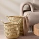 Cesto em Fibra Natural com Alças