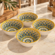 CONJUNTO BOWLS MOSAICO - 4 PEÇAS