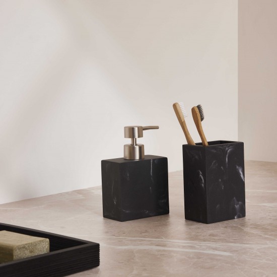 Dispenser em poliresina estilo mármore
