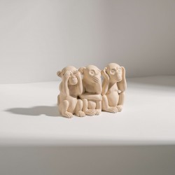 ESCULTURA MACACOS EM CIMENTO