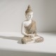 ESCULTURA DE RESINA BUDA SENTADO