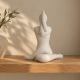 Escultura Yoga em Poliresina