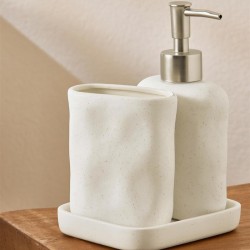Kit para banheiro em cerâmica - 3 peças