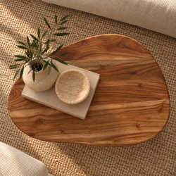 MESA ORGÂNICA EM MADEIRA
