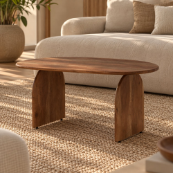 MESA ORGÂNICA EM MADEIRA