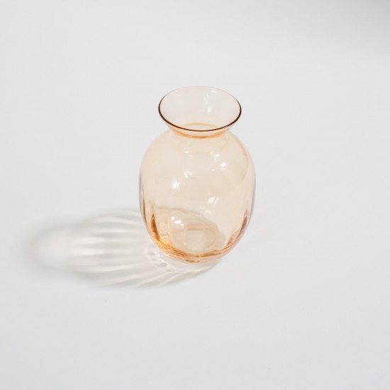 MINI VASO EM VIDRO AMBAR