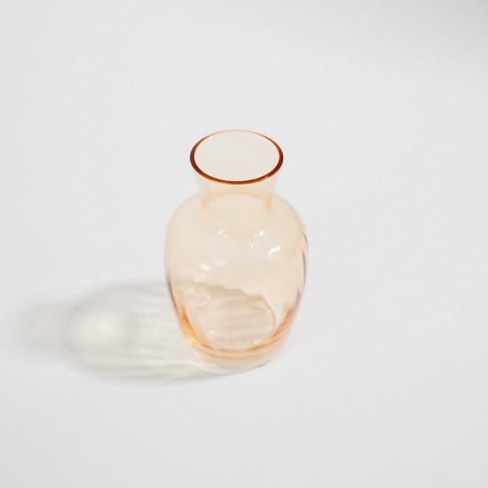 MINI VASO EM VIDRO AMBAR