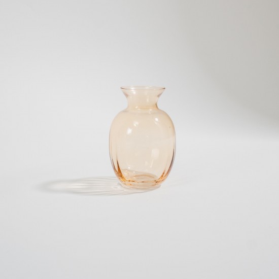 MINI VASO EM VIDRO AMBAR