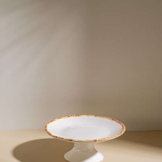 PORTA PETIT FOUR COM PÉ BAMBU