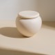 POTE DECORATIVO EM CERÂMICA OFF WHITE