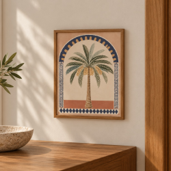 QUADRO MDF CARNAÚBA 30X40 CM