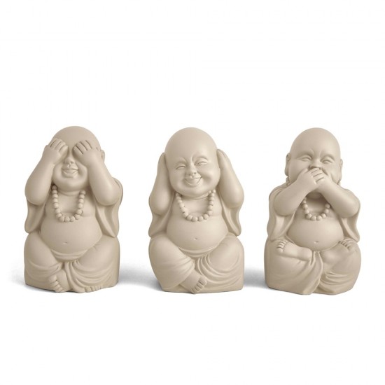 Kit Escultura Buda em Cimento