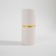 VASO EM CERÂMICA BRANCO FIO DOURADO