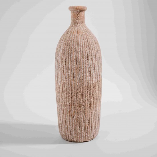 VASO EM CERÂMICA COM TEXTURA