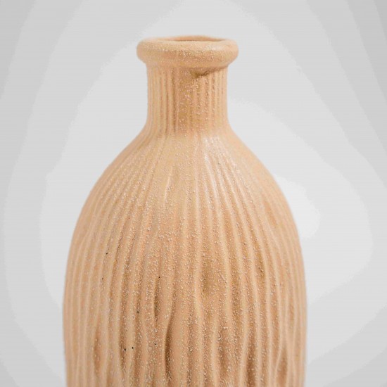VASO EM CERÂMICA COM TEXTURA