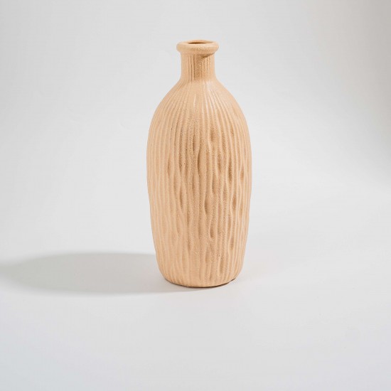 VASO EM CERÂMICA COM TEXTURA