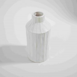 VASO EM CERÂMICA BRANCO