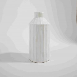 VASO EM CERÂMICA BRANCO