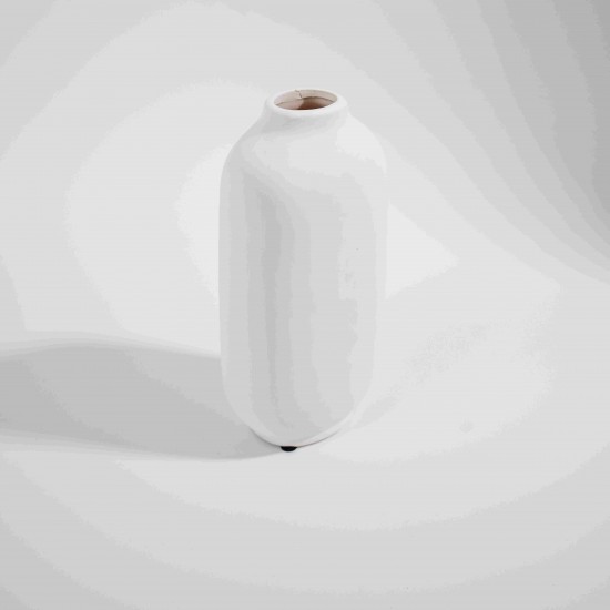 VASO EM CERÂMICA BRANCO