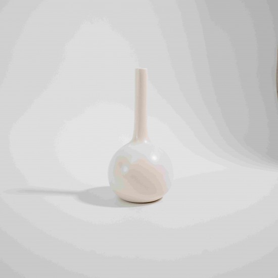VASO EM CERÂMICA OFF WHITE