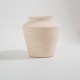 VASO EM CERÂMICA OFF WHITE