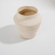 VASO EM CERÂMICA OFF WHITE