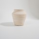 VASO EM CERÂMICA OFF WHITE