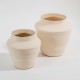 VASO EM CERÂMICA OFF WHITE