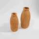 VASO EM POLIRESINA MARROM