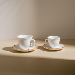 XÍCARA COM PIRES EM CERÂMICA BAMBU