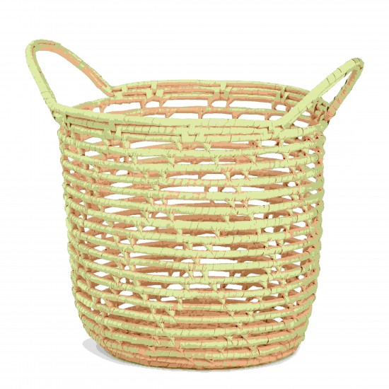 Cesto em Fibra Natural com Alças