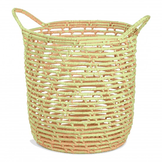 Cesto em Fibra Natural com Alças