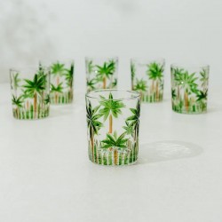 COPO BAIXO PALM TREE  CRISTAL ECOLOGICO 340ML - 6 PEÇAS