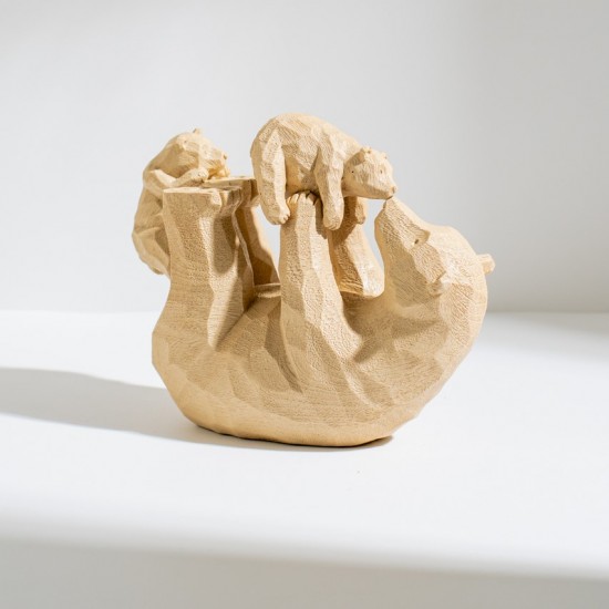 ESCULTURA URSOS EM POLIRESINA