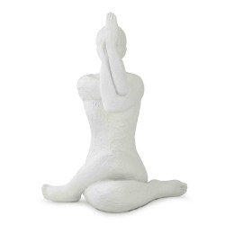 Escultura Yoga em Poliresina
