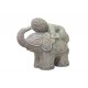 ELEFANTE COM BUDHA EM RESINA