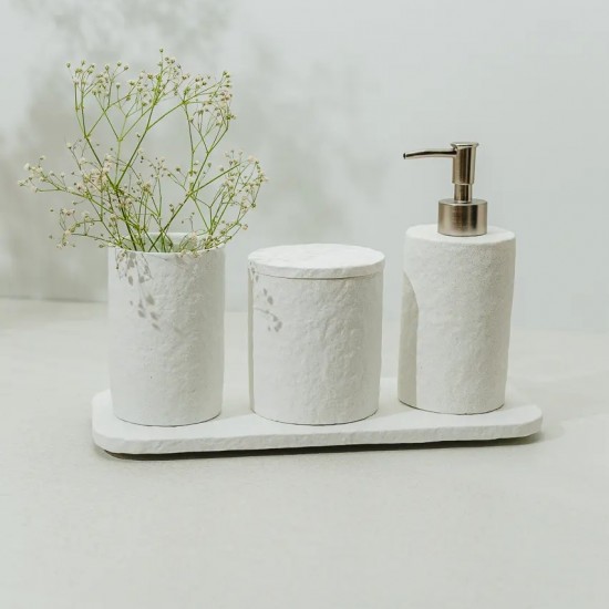 KIT EM CIMENTO PARA BANHEIRO - 4 PEÇAS KIT EM CIMENTO PARA BANHEIRO - 4 PEÇAS