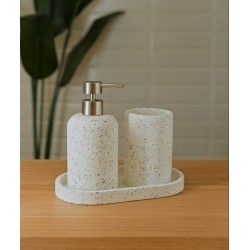 KIT PARA BANHEIRO EM CIMENTO - 3 PCS