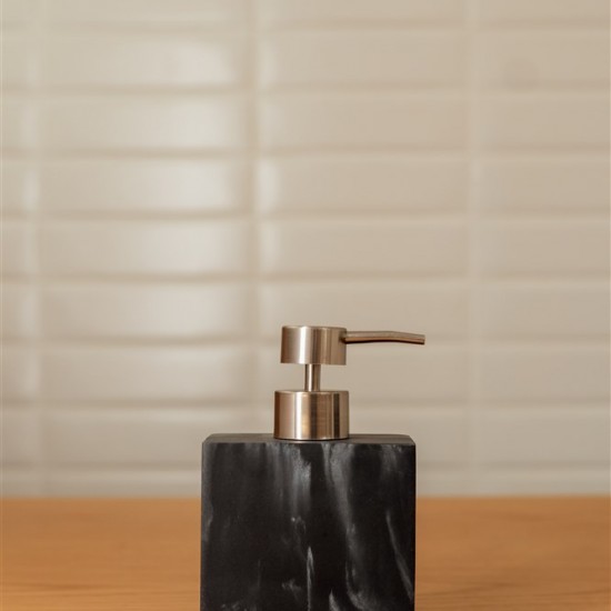 Dispenser em poliresina estilo mármore