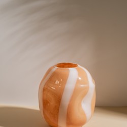 VASO EM VIDRO DUO COLOR